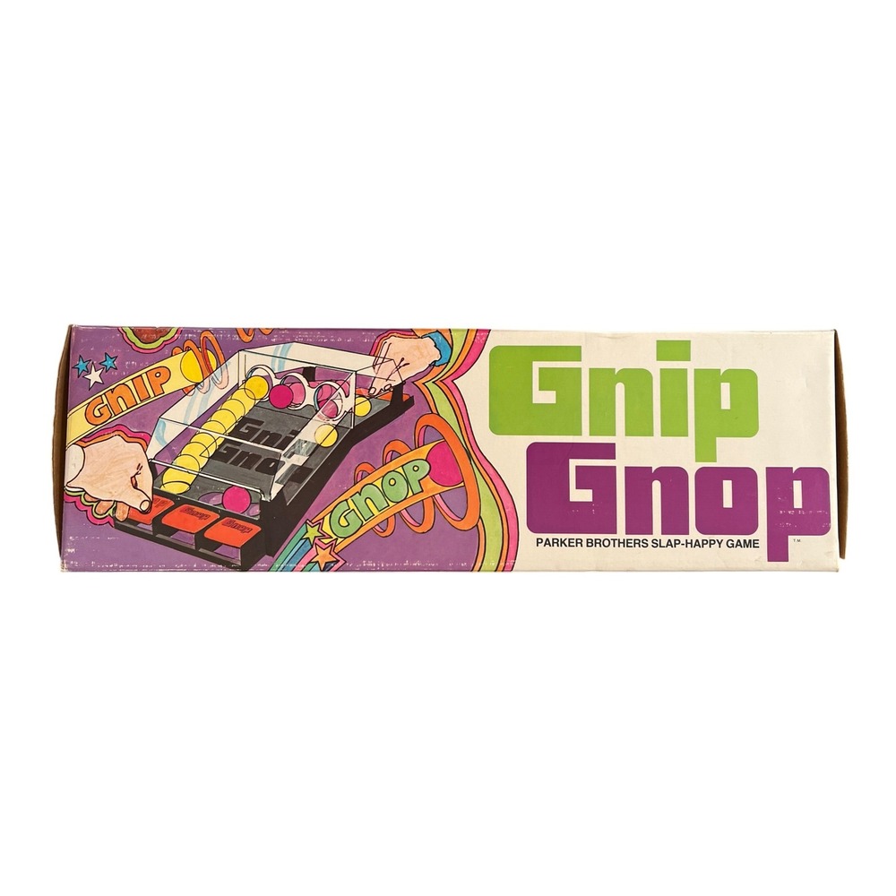 Gnip Gnop Slap-Happy Game Vintage 1971 Parker Brothers Original Box 2 Players - Picture 9 of 11